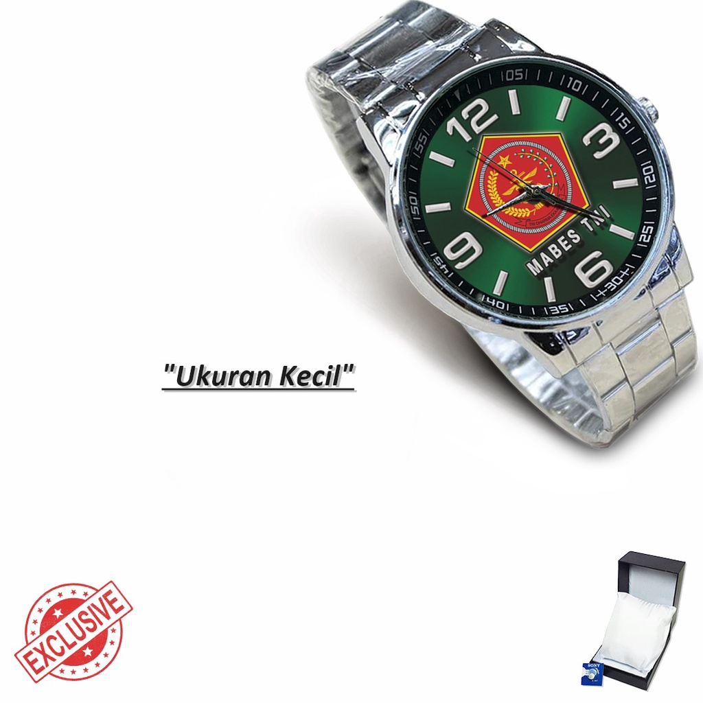 Jam Tangan Rantai Couple MABES TNI (Keren)