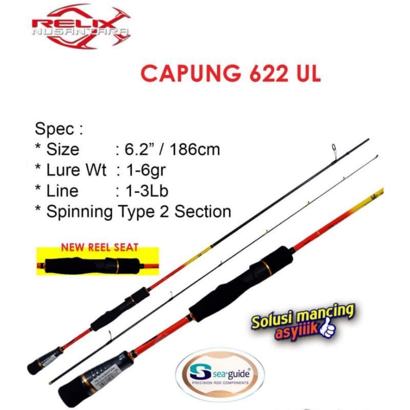 Joran Carbon CAPUNG 622 UL 186cm - Relix Nusantara