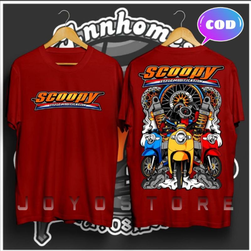 Kaos Motor Scoopy Modifikasi