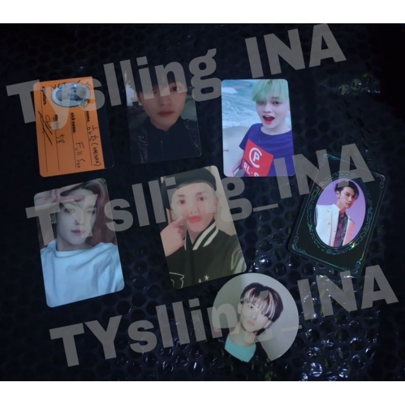 PC TAEYONG NCT 2018 HOLOGRAM TAEYONG AC ID CARD KUN ARRIVAL XIAOJUN DEPARATURE YUTA