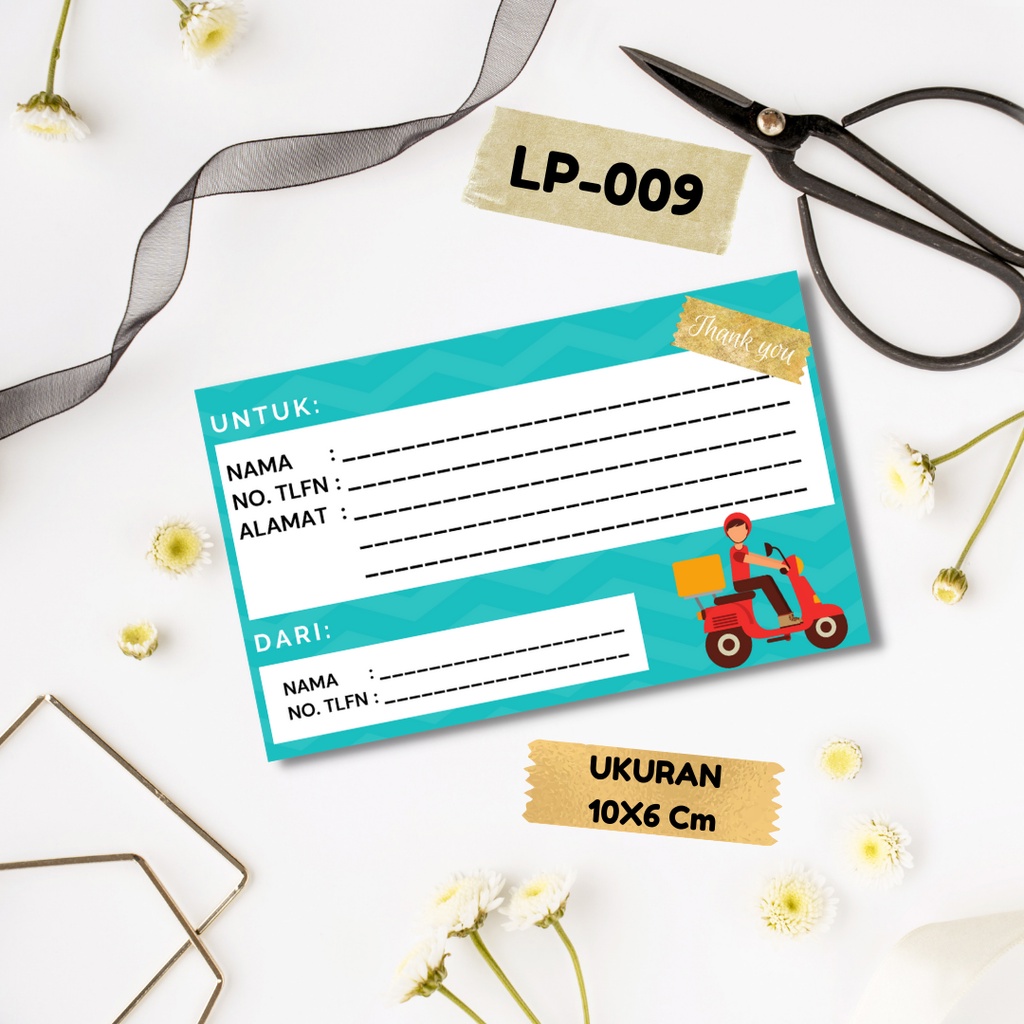 

CETAK STIKER LABEL PENGIRIMAN PAKET ONLINE SHOP BEBAS PILIH DESAIN BISA REQUEST