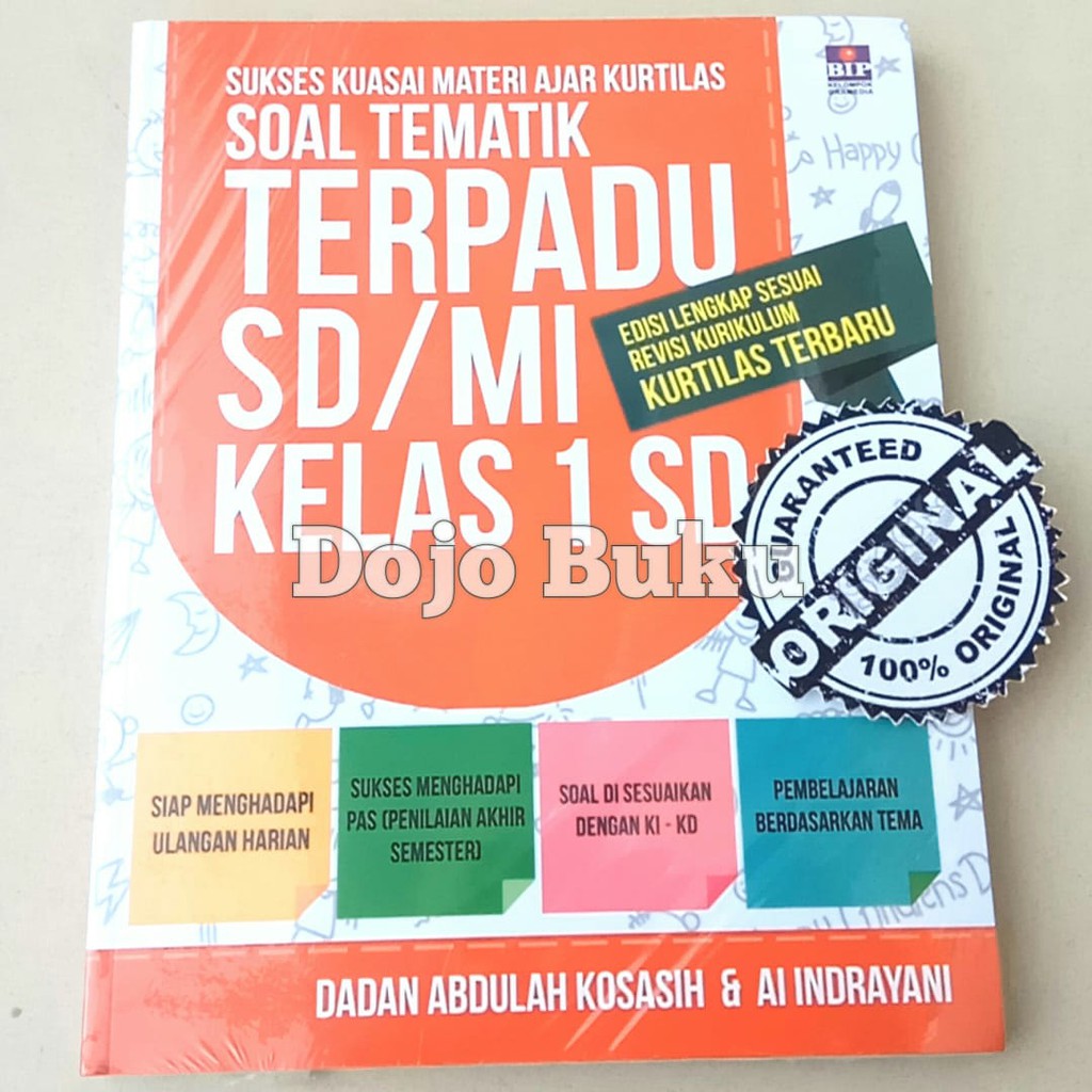 Soal Tematik Terpadu SD/MI Kelas 1 By Dadan Abdullah Kosasih,S.Pd