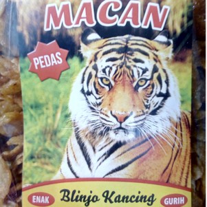 

Belinjo Kancing Pedas cap "MACAN" Khas Batu Malang
