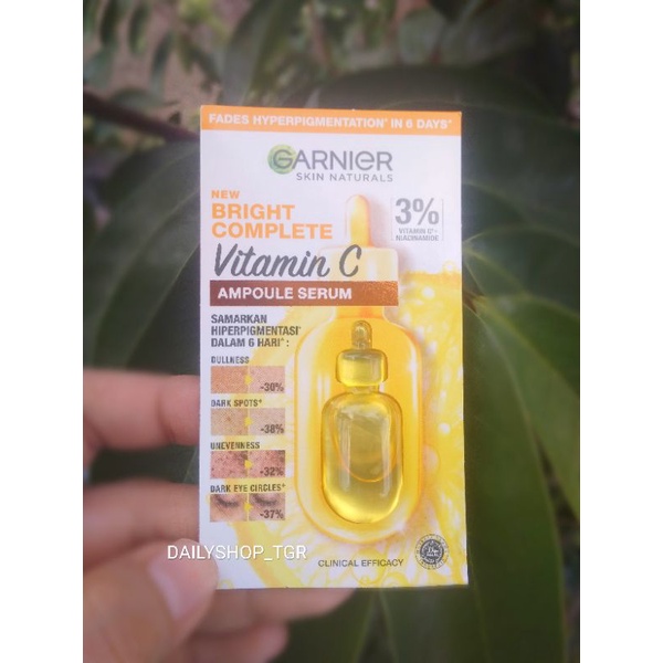 [ trial size] Bright Complete Ampoule Serum vitamin C dan Niacinamide