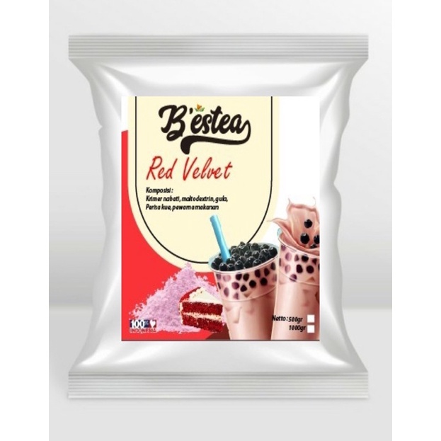 Bubuk Minuman Rasa Red Velvet Reguler 1 kg Powder Drink