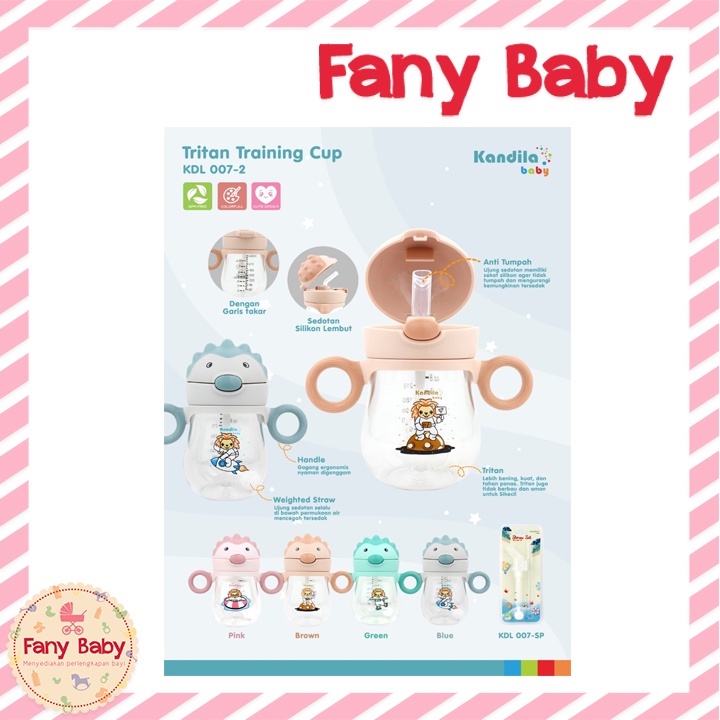 KANDILA BABY TRITAN TRAINING CUP 250ML KDL 007-2