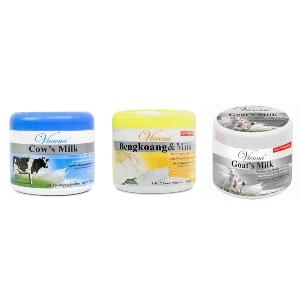 ☘️ CHAROZA ☘️ VIENNA Whitening Body Scrub 250GR