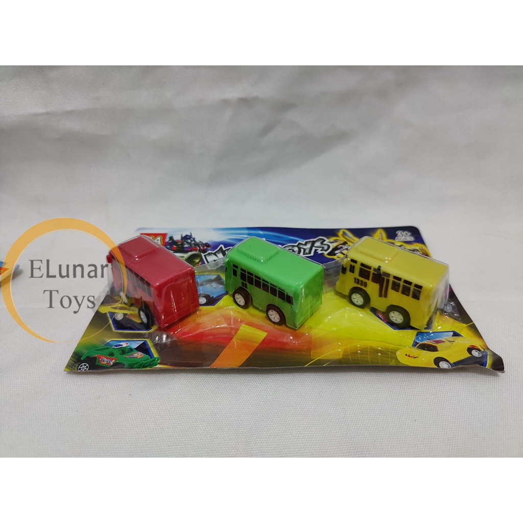 Mainan Mobil Minibus Lucu Kecil Isi 3 pcs Lembar