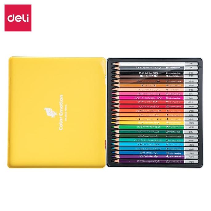 

Deli Pensil Warna / Colored Pencil - 24C 24Warna/Box Ec00225