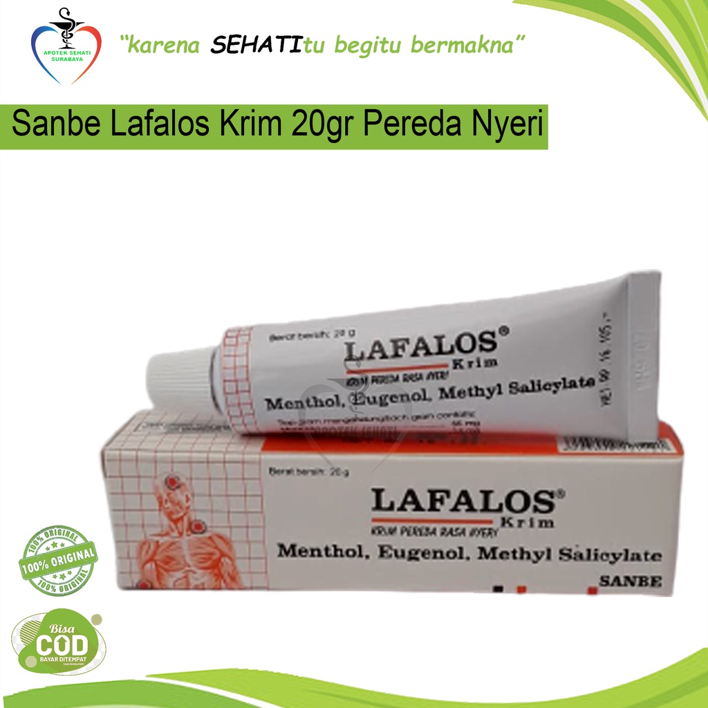 Lafalos Krim Pereda Rasa Nyeri