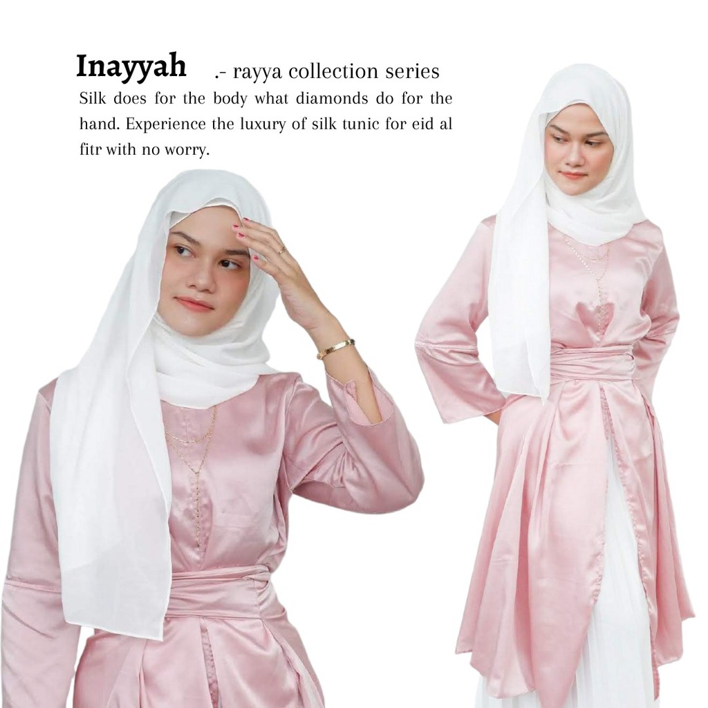 INNAYAH TUNIK SATIN SILK PREMIUM