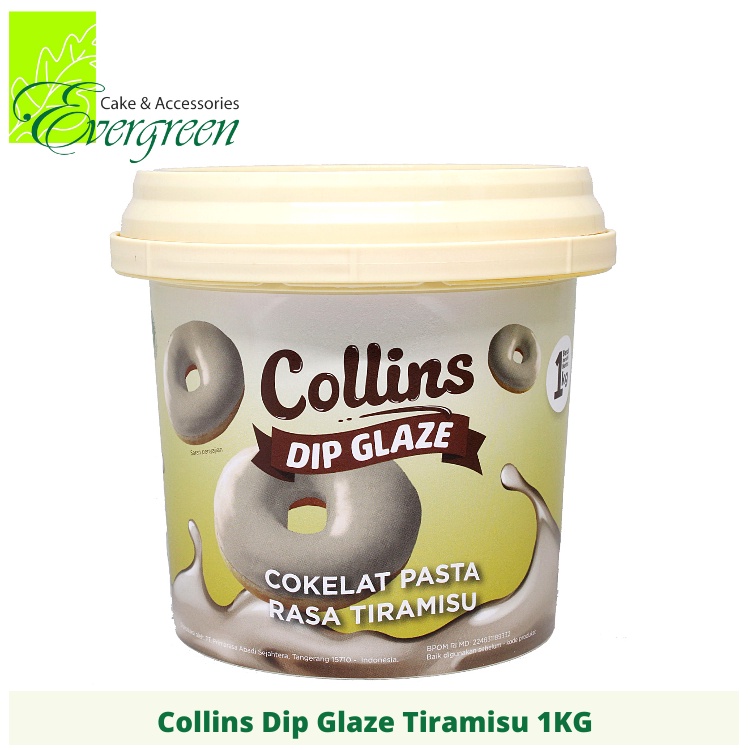 

Collins Dip Glaze Tiramisu 1KG