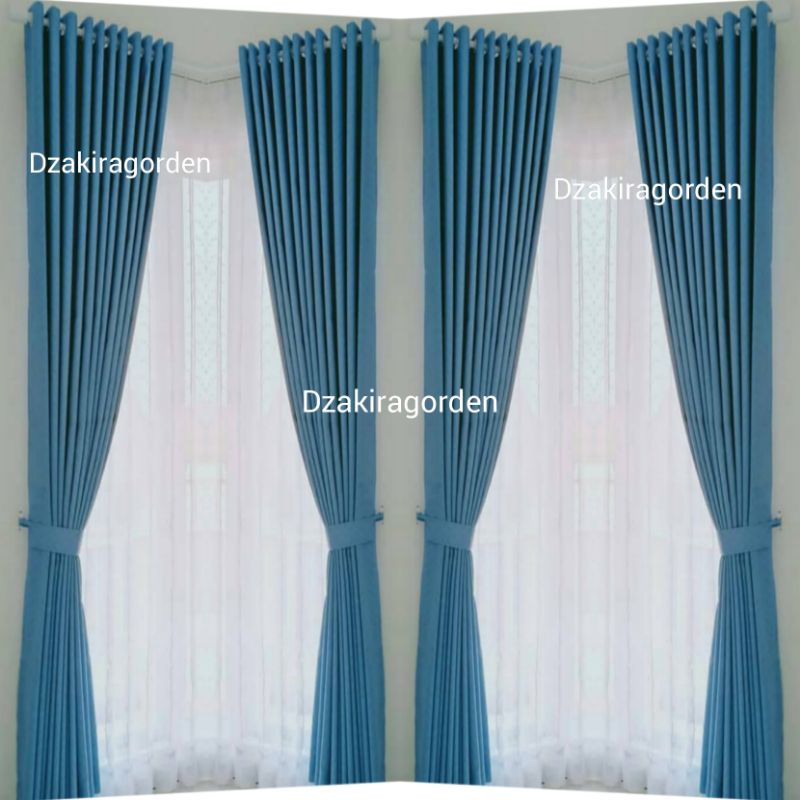 GORDEN POLOS LEBAR 130CM X TINGGI 200CM, 250CM, 270CM, 300CM MODEL SMOKRING, GORDEN BLACKOUT