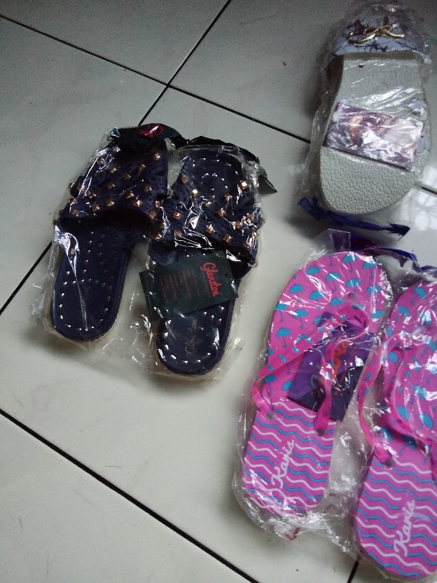 Sendal Jepit Karis Motif Payung A753-3