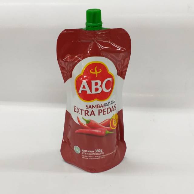 

Saus ABC Sambal Extra Pedas Pouch 380gr