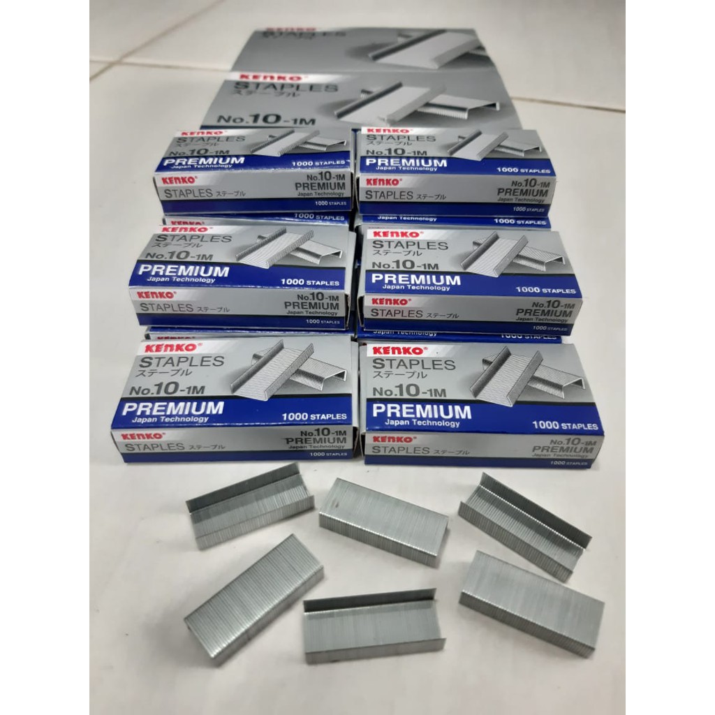 

Isi Staples No 10 Premium Kenko Refill Stapler Hekter Jetrekan Bagus