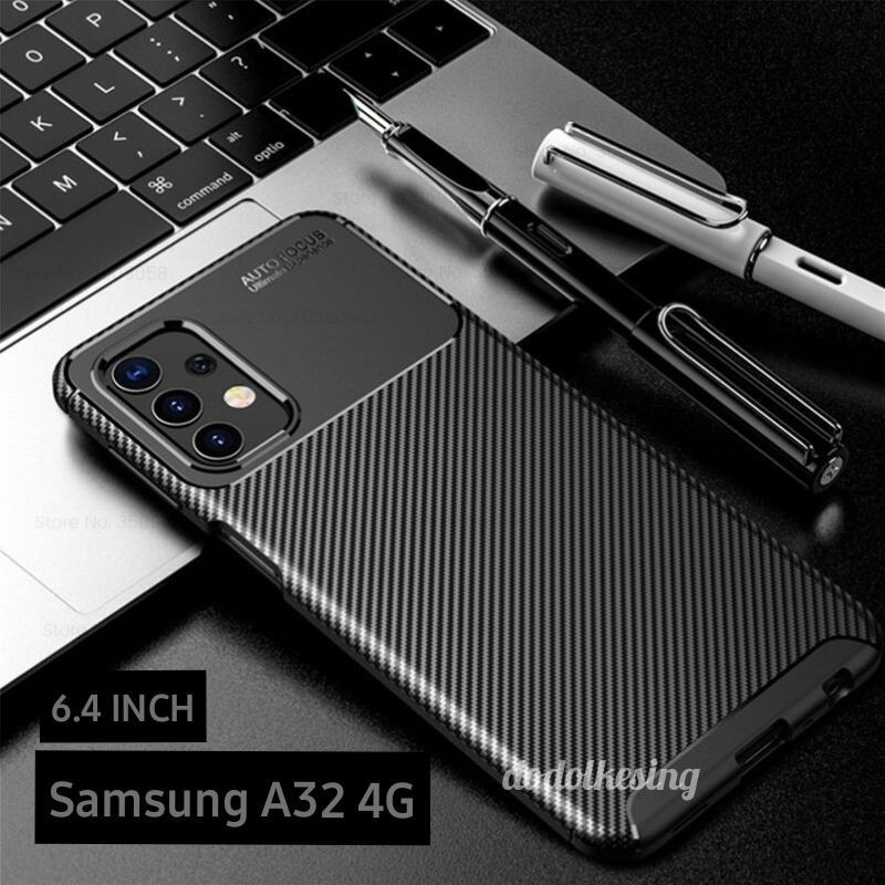 Samsung A32 4G A32 5G Soft Case Auto Focus Carbon Beetle Original