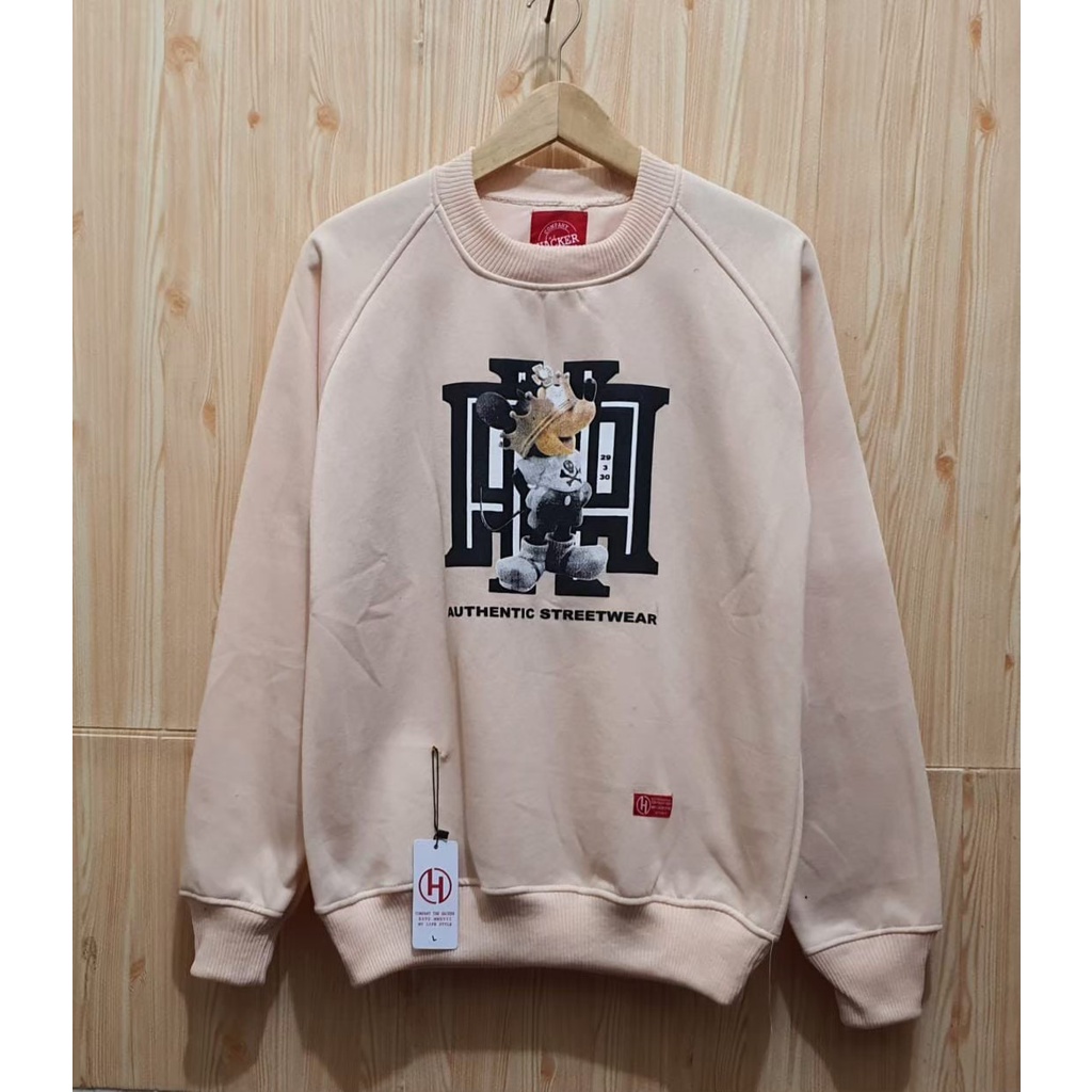 JAKET CREWNECK SIMPLE UNISEX / CREWNECK PRIA WANITA DISTRO / CREWNECK DISTRO BANDUNG