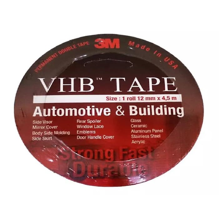 

DOUBEL TIP 3M VHB ASLI FOR IN DOOR 24 MM X 4,5 M