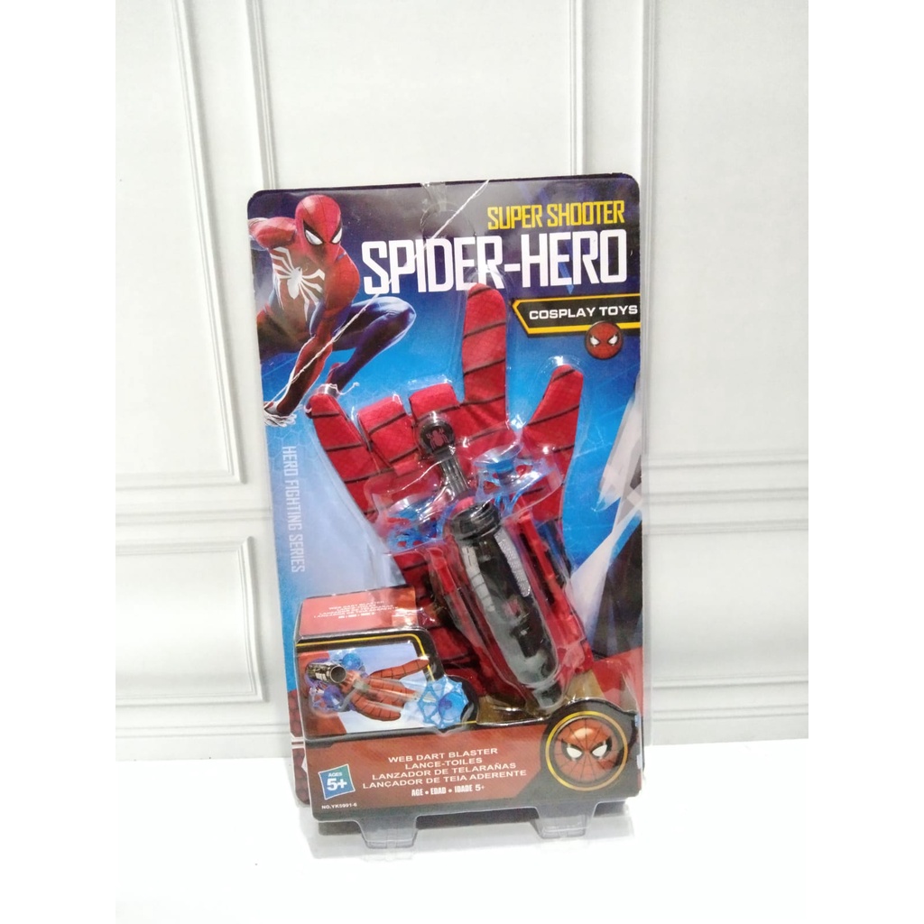 Mainan Anak Sarung Tangan Spiderman Tembak Spiderman