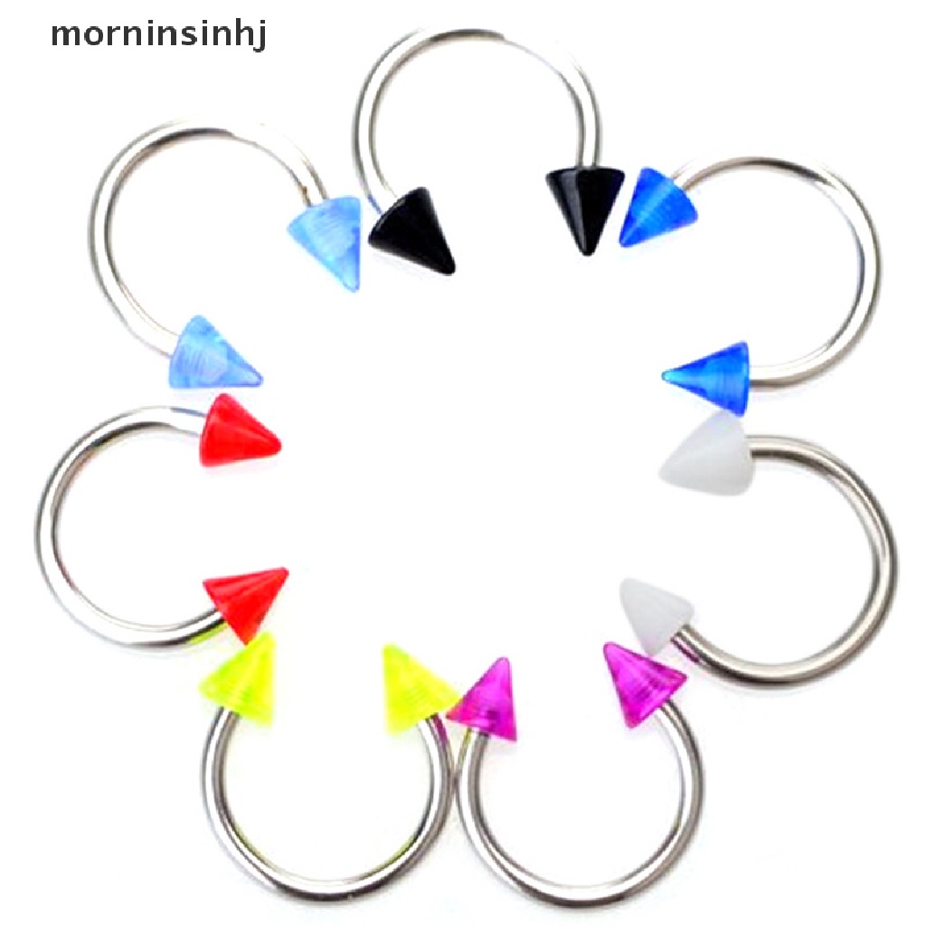 50 / 90pcs / Set Cincin Stud Tindik Tubuh Alis Perut Lidah Desain Campur