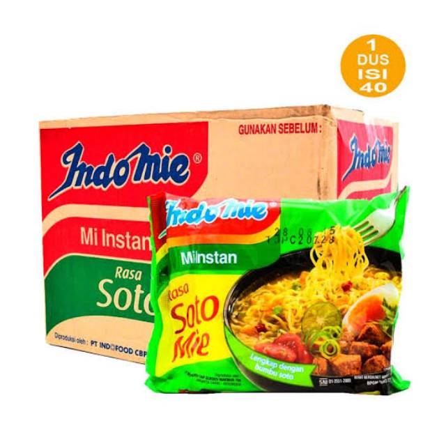 

Indomie Soto (1 dus isi 40 pcs)