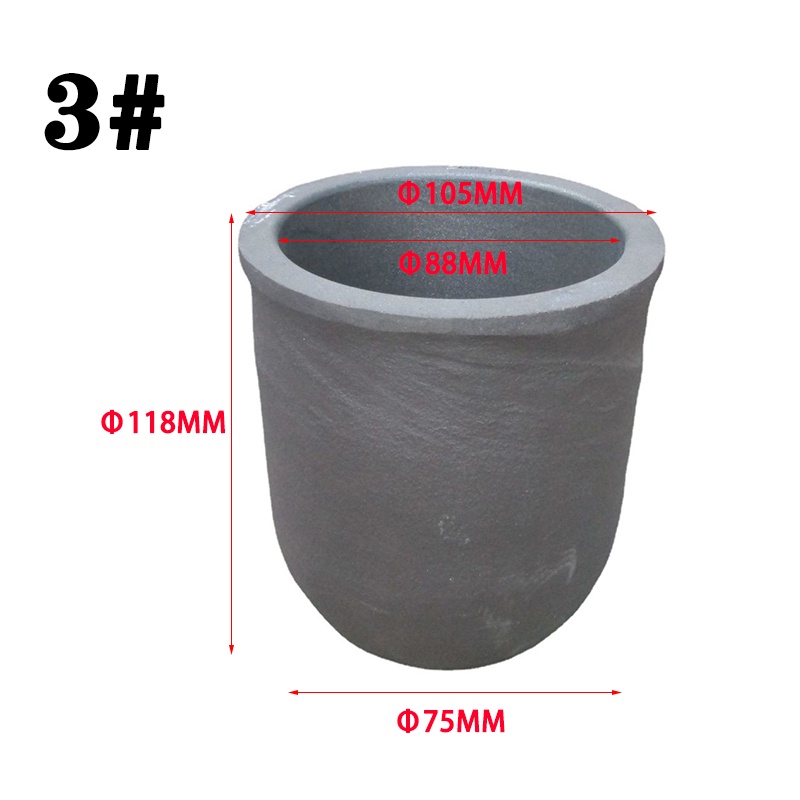 【3/5/12 #】Graphite Melting Crucible/Wadah Grafit Crucible/High-Purity Melting Graphite Crucible