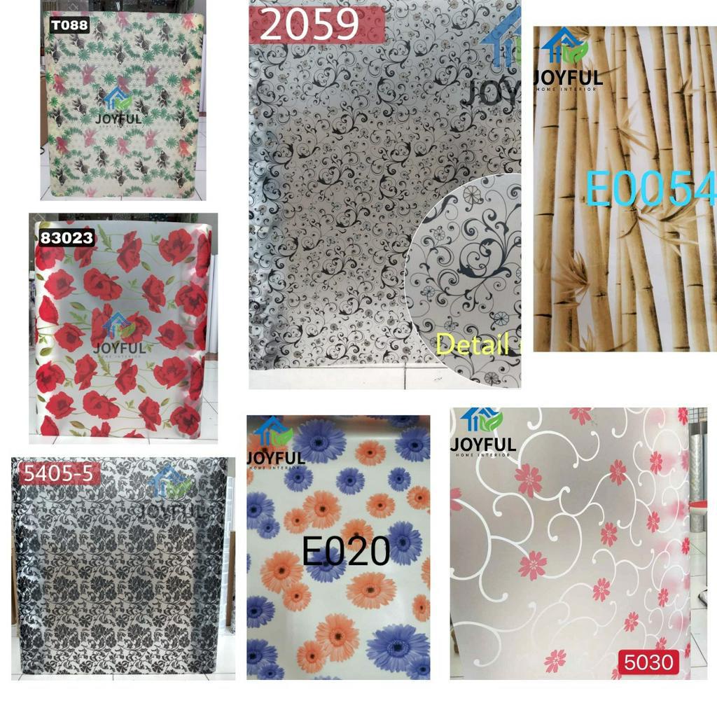 (TERMURAH!!) Stiker Kaca Film Jendela Motif 90cmX100cm·High Quality