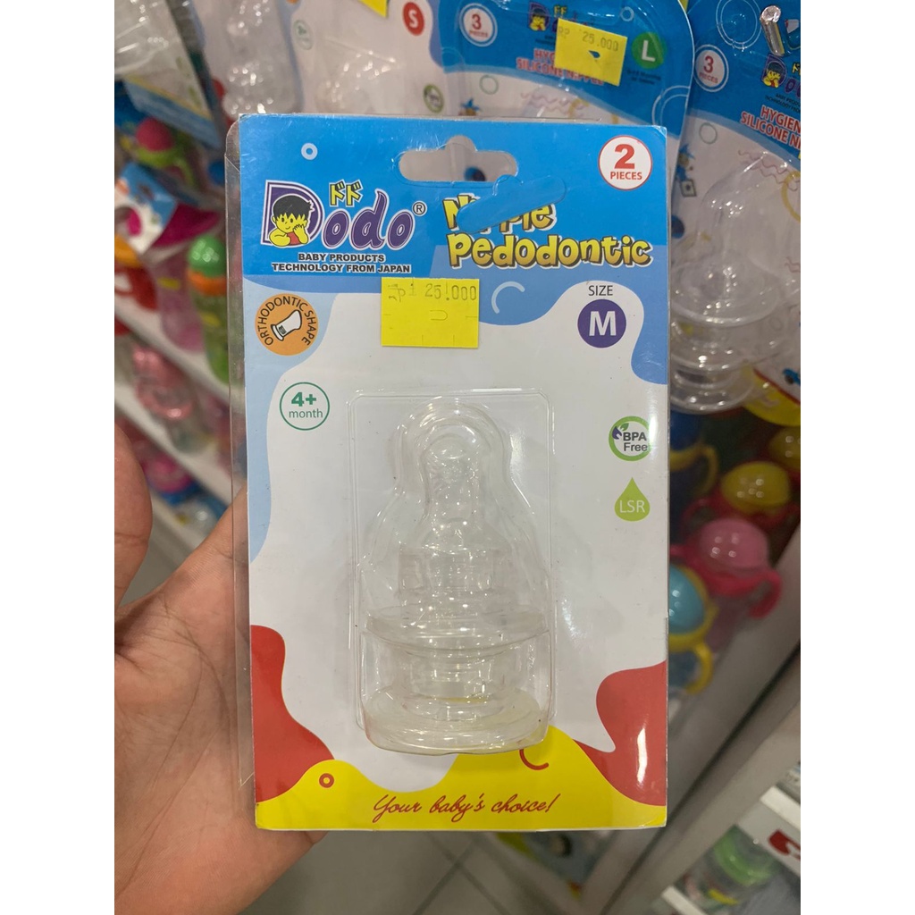 Dodo Nipple Pedodontic 2pcs - Empeng dot bayi