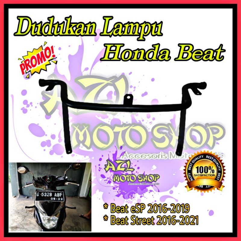 Crashbar Beat fi esp street dudukan lampu tembak turing touring besi pengaman honda bit crash bar 20