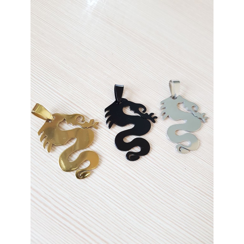 liontin kalung faahion titanium naga, rajawali, kupu2, owl