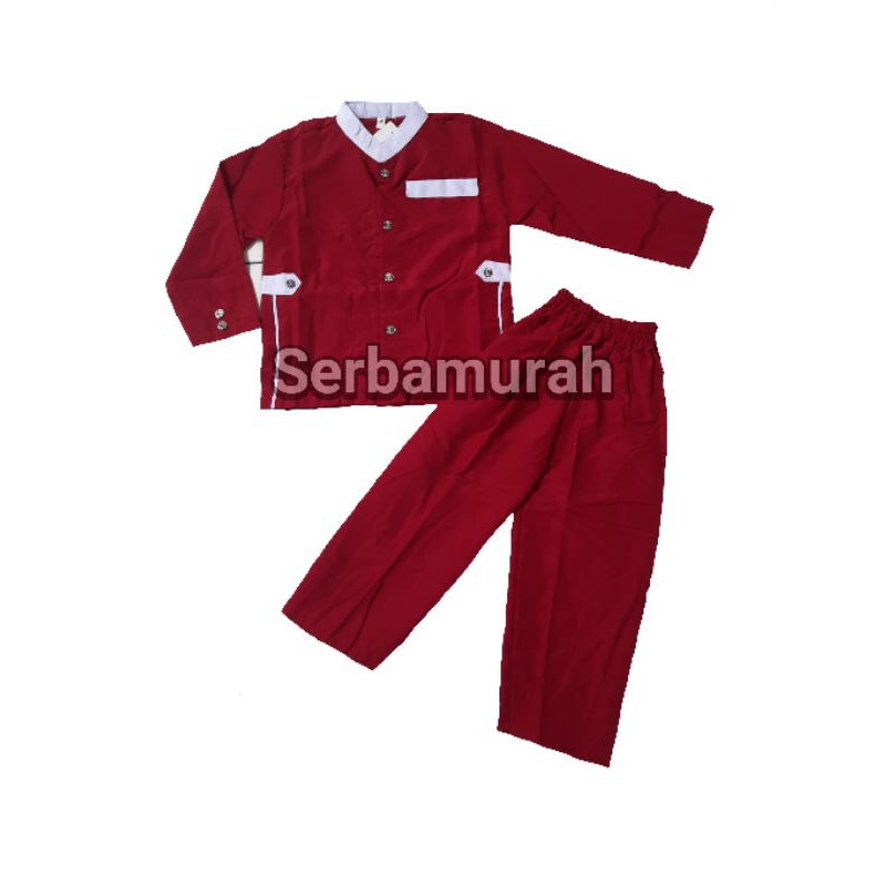setelan jasko anak busana muslim anak laki-laki 1-12 tahun