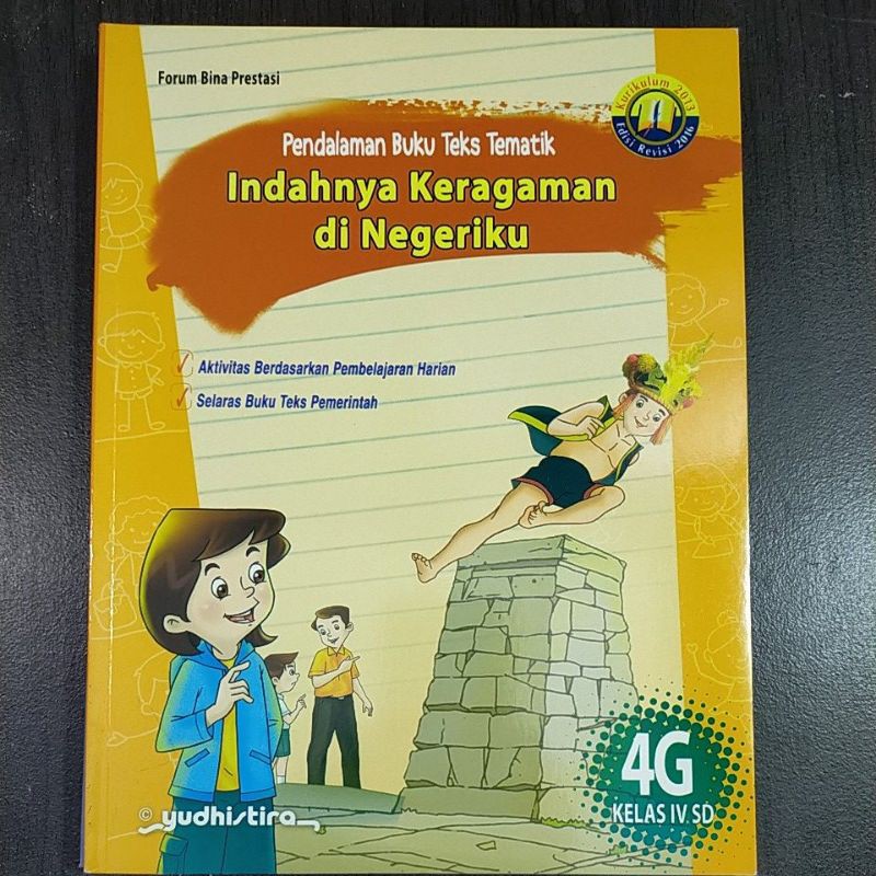 Pendalaman Buku Teks Tematik Yudhistira 4G SD Kelas 4 Semester 2 Kurtilas Revisi