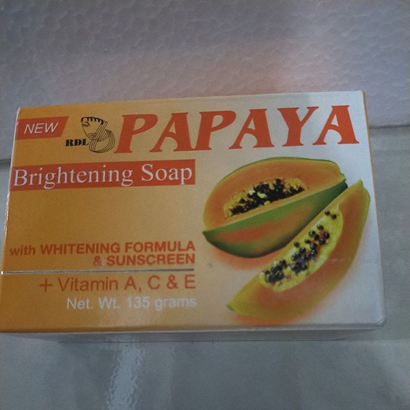 papaya soap/sabun papaya/sabun rdl/brightening soap