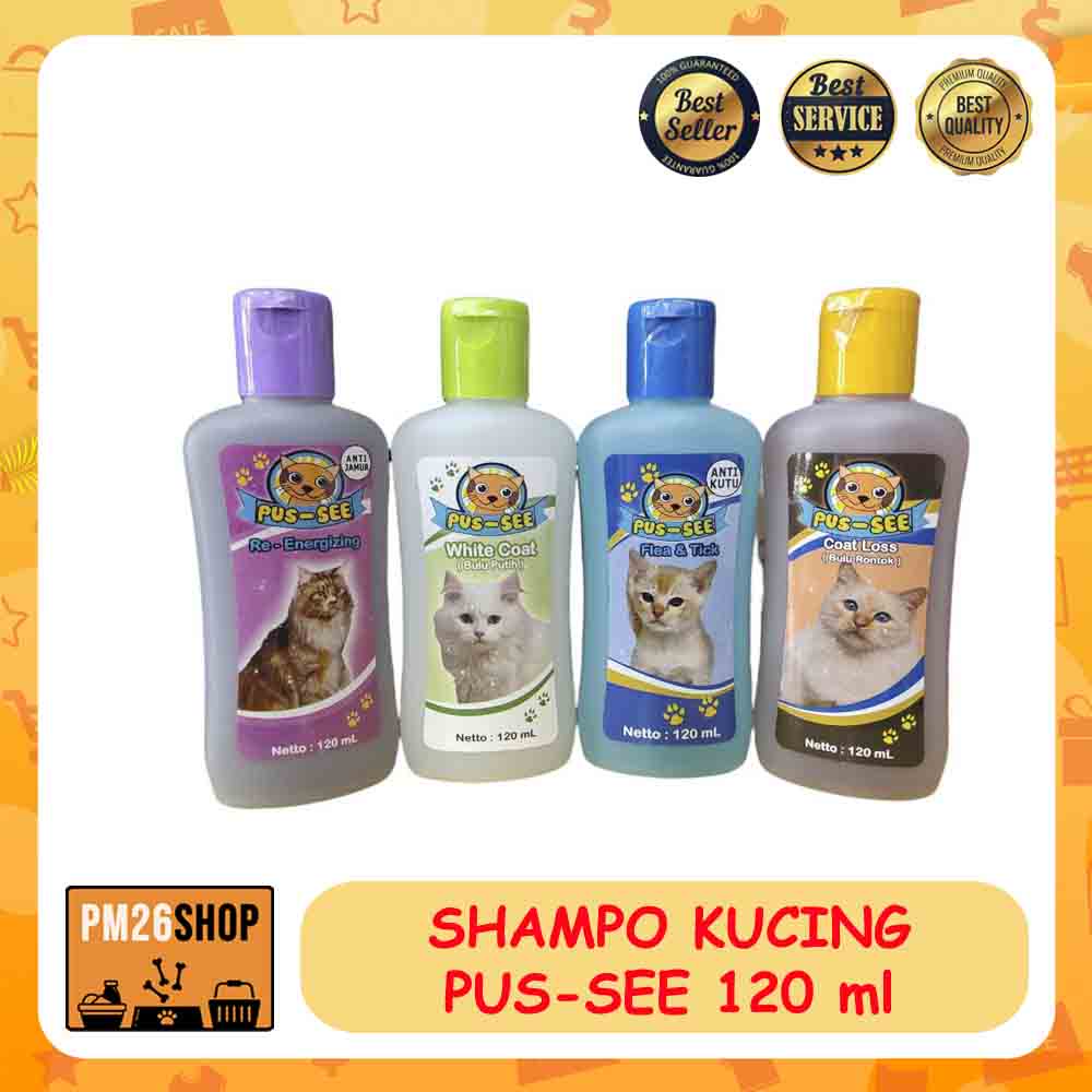 SHAMPO KUCING PUS SEE 120 ml