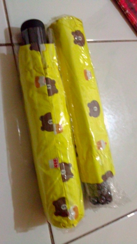 Tabasa Payung Lipat Otomatis Cupcakes Bear