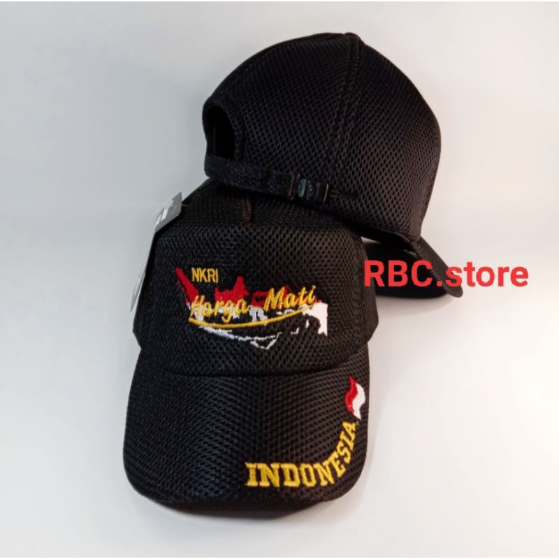 TOPI DOUBLE MESS PETA INDONESIA