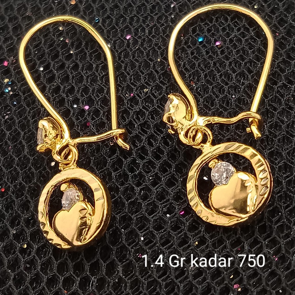 Anting Emas 17 K - 1.4 Gr Kadar 750 - 2224