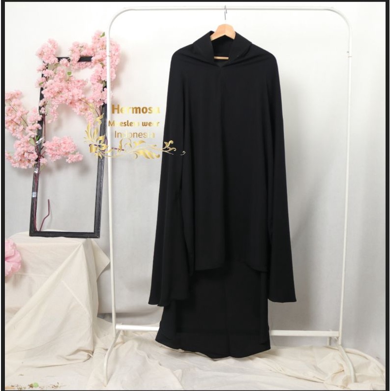 Hijab syari /Khimar syari / jilbab syari  jetblack