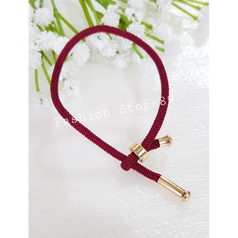 Gelang tali serut Hongkong / gelang tali serut fashion Antikarat waterproof impor (free 2sekat)