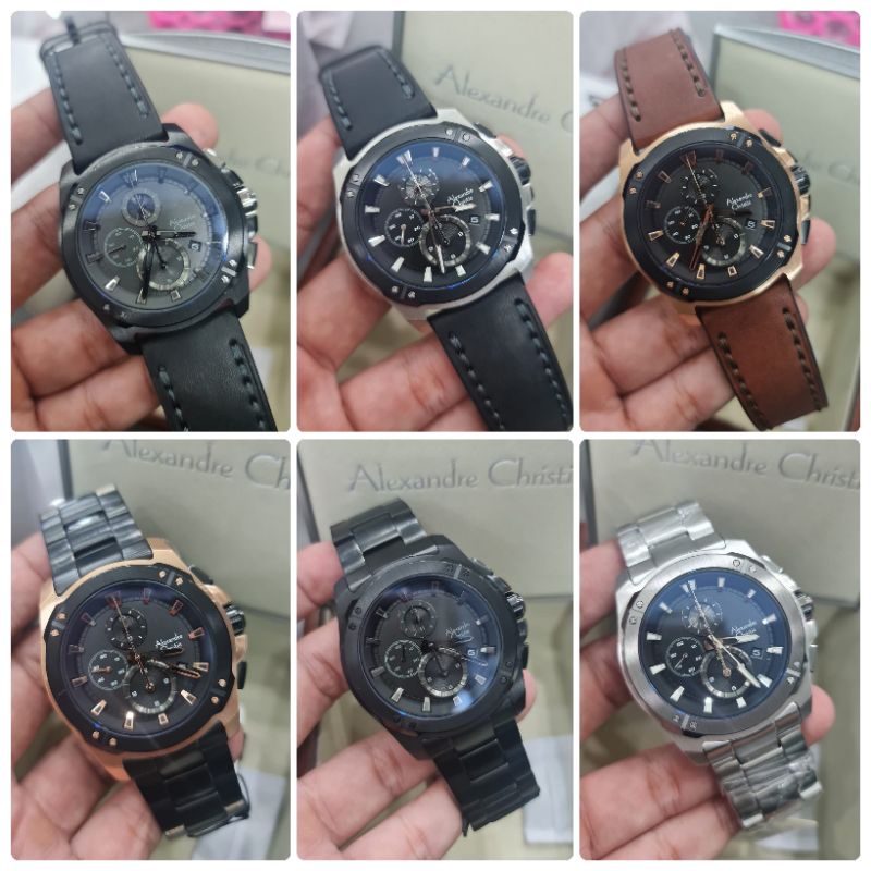 JAM TANGAN PRIA ALEXANDRE CHRISTIE 6595 NEW AC6595 GARANSI RESMI ORIGINAL