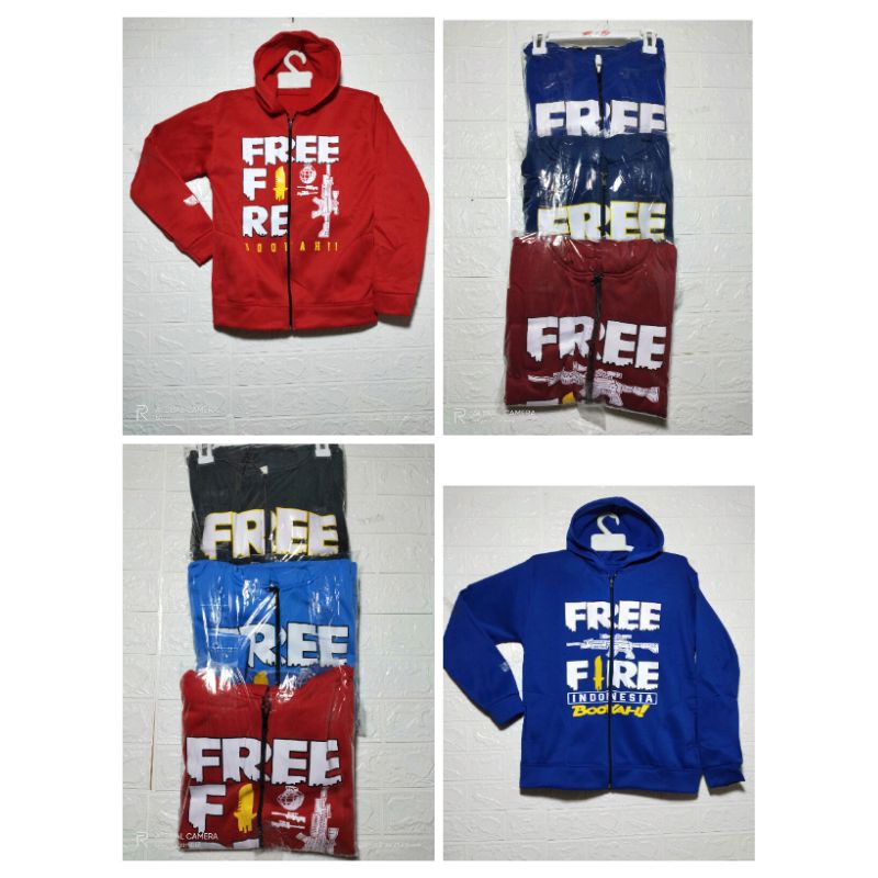JAKET FREE FIRE/JAKET ANAK LAKI LAKI FREE FIRE