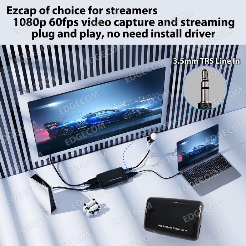 EZCAP 301 USB 3.0 HDMI Video Capture Card Game Live Streaming / EZCAP301