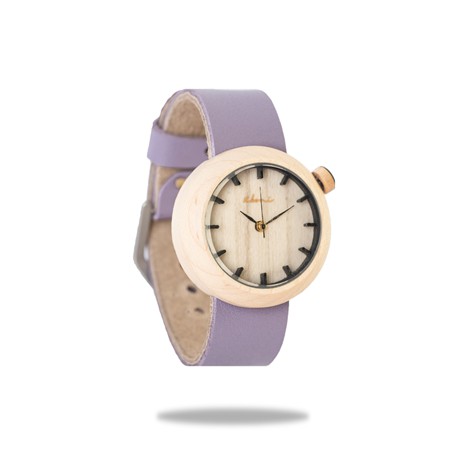 Eboni - Jam Tangan Kayu Wanita Maple 2.0 Lilac / Wooden Watches