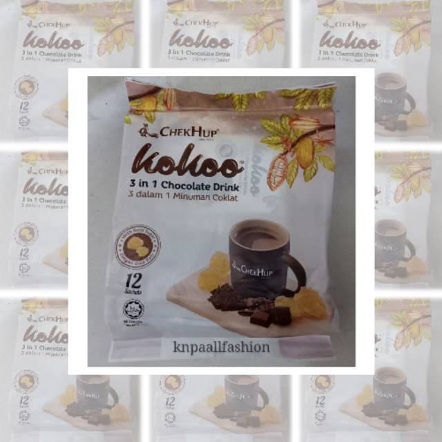 

Chek Hup 3 in 1 KoKoo Hot Chocolate 40g x 15 sachets