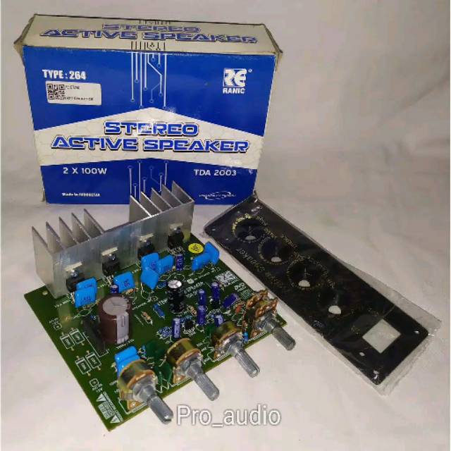 Kit Aktif Speaker TDA2003 stereo BTL