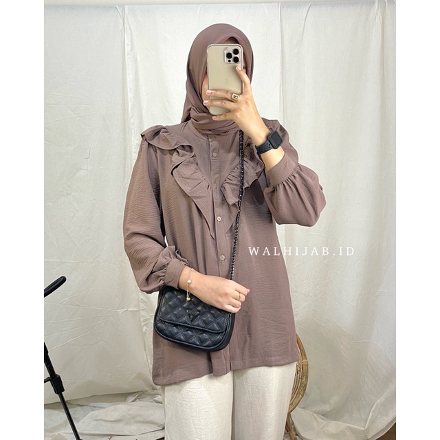 Cala blouse / blouse wanita / blouse crinkle