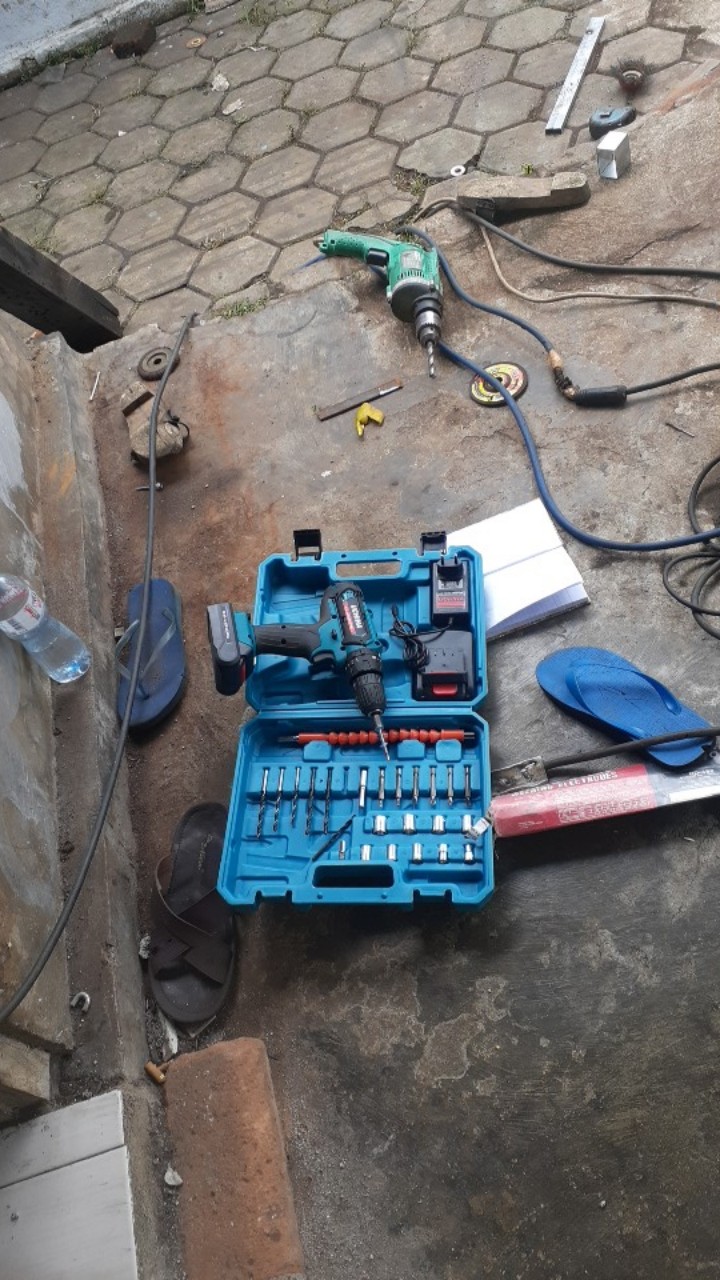 Bor Cordless Bor Ces Cas Charger Tanpa Kabel Bor Baterai Kayu Besi Obeng Elektrik Cordles Drill