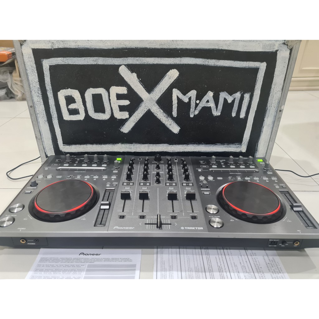 Alat DJ Pioneer DDJ T1 + Hardcase For Controller DJ Traktor Edition (Fullset Manual Book & Adaptor)
