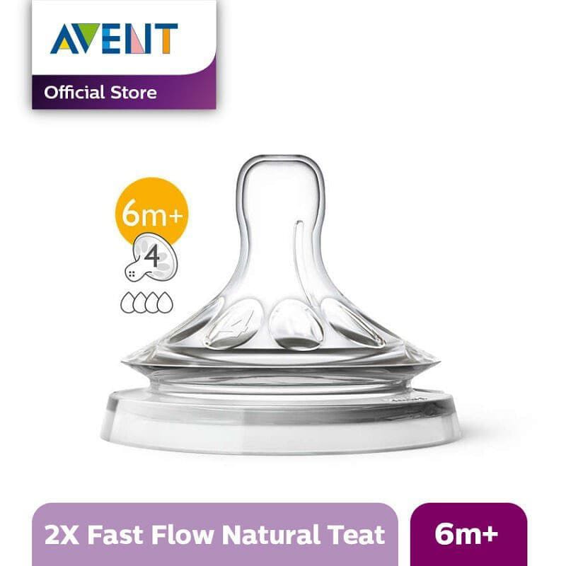 Avent Teat Nat Med Flow 6m